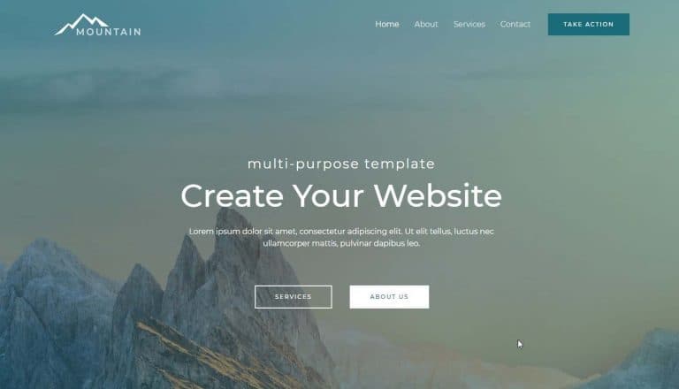 Mountain Template